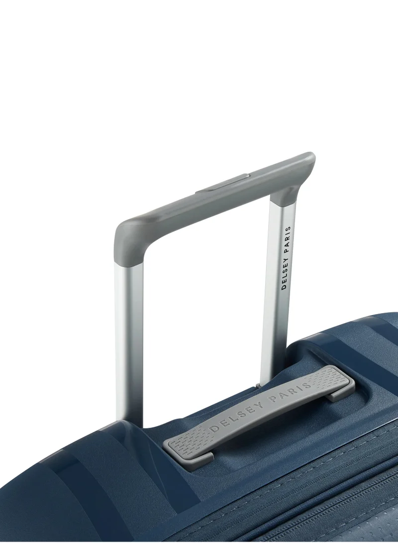 ديلسي _باريس حقيبة سفر كلافيل 83 سم بعجلات مزدوجة قابلة للتوسيع - أزرق جينز